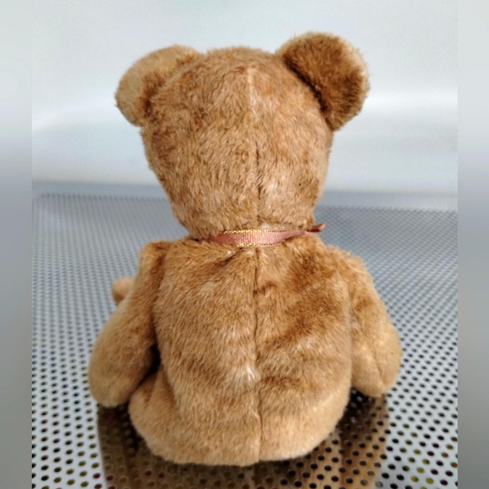 Ty Beanie Babies - CASHEW the SUPER SOFT brown bear soft toy - Picture 5 of 15